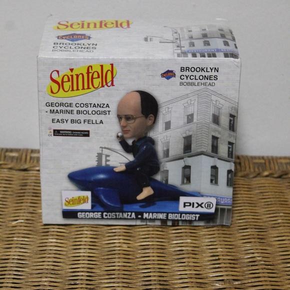 Seinfeld. Brookly Cyclones Bobblehead. George Costanza - Marine Biologist. - Picture 1 of 7